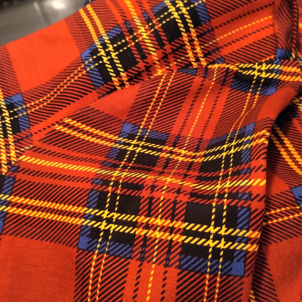 🆕BETSEY JOHNSON RED PLAID PREMIUM PONTE BLAZER - Picture 11 of 11